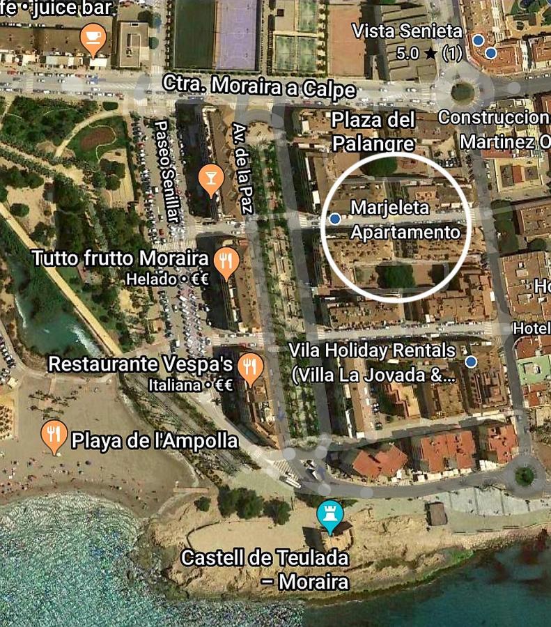 Marjeleta Apartamento Lejlighed Moraira Eksteriør billede